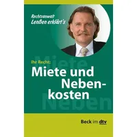 Dtv Ihr Recht: Miete und Nebenkosten