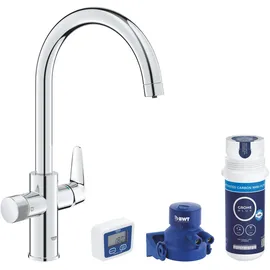 Grohe Blue Pure StartCurve Starter Set mit Mini Aktivkohlefilter Chrom (30593000)