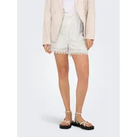 Only Onlhelena String Lace Shorts WVN - XL