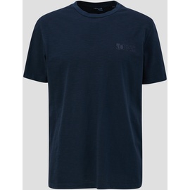 s.Oliver T-Shirt mit Rundhalsausschnitt, blau, M
