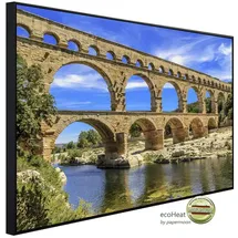Papermoon Infrarotheizung Pont du Gard Aquädukt 600 W Bunt