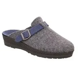 ROHDE Damen Pantoffeln Hausschuhe Filz Neustadt-D 2284, Größe:42 EU, Farbe:Grau