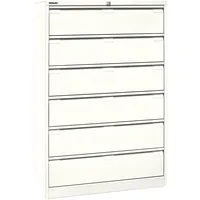 BISLEY DF6 Karteischrank 62,2 x 80 x 132,1 cm weiß