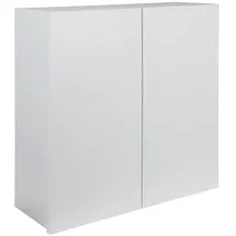 stabilo-sanitär Hängeschrank Holz 60x20x60cm weiß mit Flügeltüren