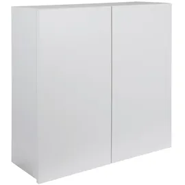 stabilo-sanitär Hängeschrank Holz 60x20x60cm weiß mit Flügeltüren