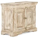 Woodkings Waschbeckenunterschrank 73 x 61 x 33 cm Beige/Braun