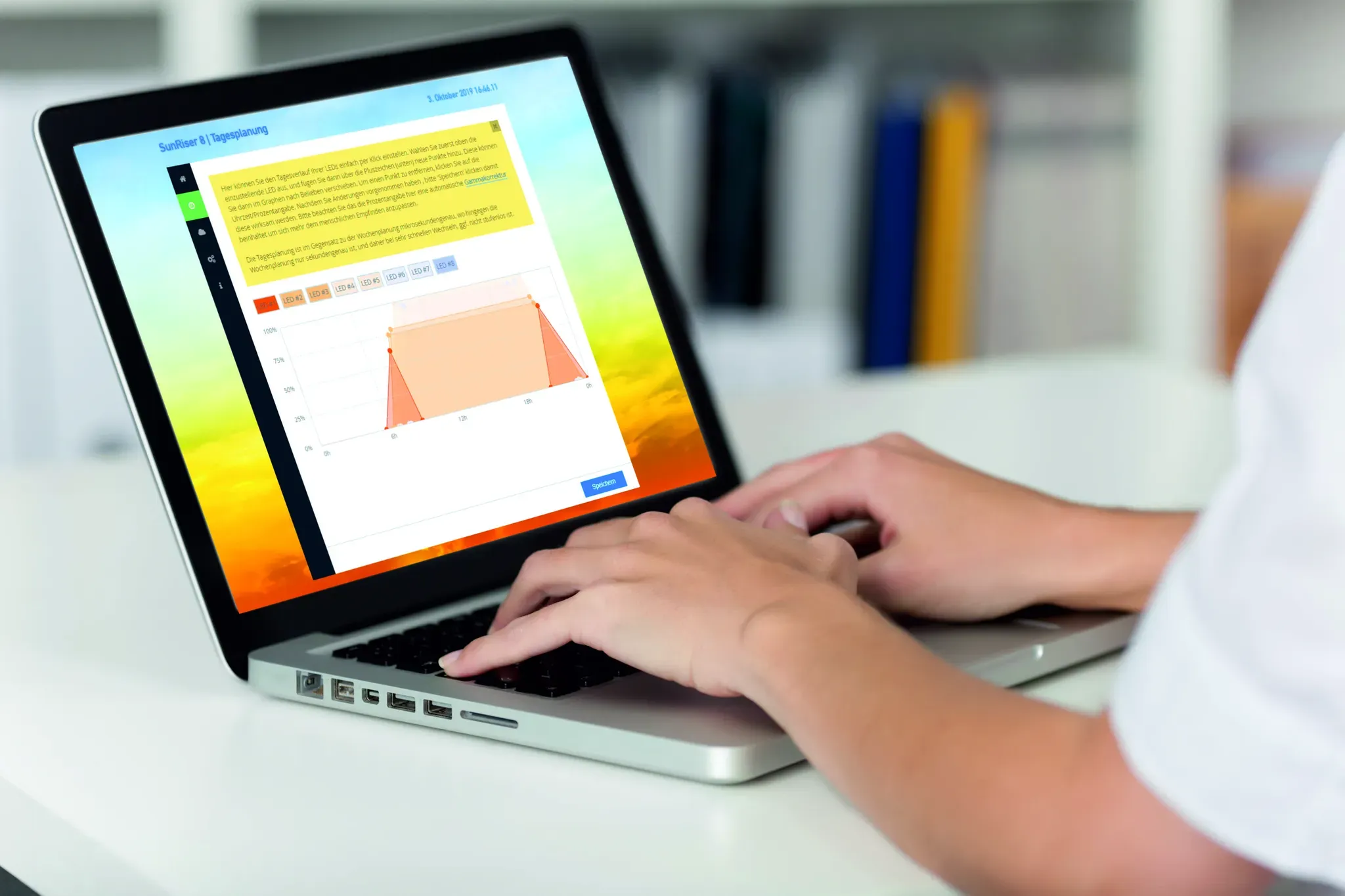 Serviceleistung: Programmierung     SimuLUX Tagesplanung      
