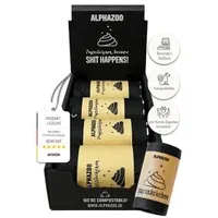 alphazoo Pupssäckchen Kotbeutel für Hunde I Kompostierbare Hundekotbeutel 120 Stück