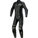 Alpinestars GP Plus, Lederkombi 2tlg. Damen - Schwarz/Grau - 50