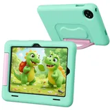 Blackvie Tab 20 Kids 10.1" Blau Tablet, Google Kids Space, 4GB RAM+64GB ROM, Android 15 WiFi Tablet für Kind mit Kindgerechte Hülle und Stift, 66... - Grün