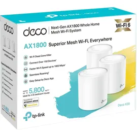 TP-Link Deco X20 Mesh System 3er Pack