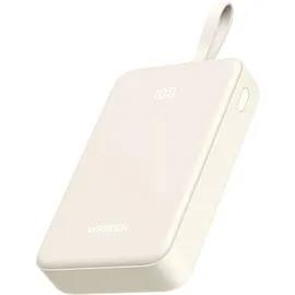 UGREEN 20000mAh Power Bank with Built-in Cable white