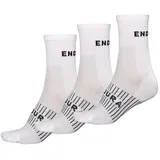 Endura COOLMAX Rennradsocken 3er Pack Weiß S-M
