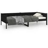 vidaXL Tagesbett 90 x 190 cm Schwarz