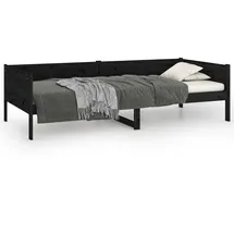 vidaXL Tagesbett 90 x 190 cm Schwarz
