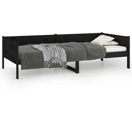 vidaXL Tagesbett 90 x 190 cm Schwarz