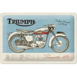 Blechschild Triumph Bonneville