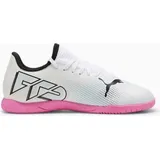 Puma Future 7 Play IT Fußballschuhe Kinder 01 - PUMA white/PUMA black/poison pink 30