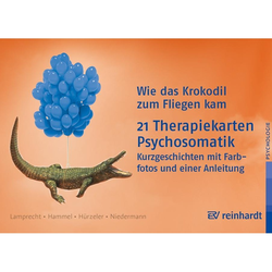 Wie das Krokodil zum Flliegen kam - 21 Therapiekarten Psychosomatik von Katharina Lamprecht, Stefan Hammel, Adrian Hürzeler, Martin Niedermann, Box, 2