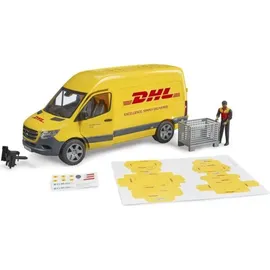 Bruder 02671 - MB Sprinter DHL mit Fahrer gelb 1:16