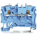 WAGO 2201-1204 Durchgangsklemme 4.20 mm Push-In-Klemme Blau