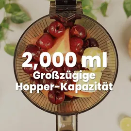 Kuvings Auto8 Slow Juicer - Silberfarben