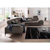 W.SCHILLIG Ecksofa valentinoo, Set, mit Sitztiefenverstellung, Breite 318 cm braun