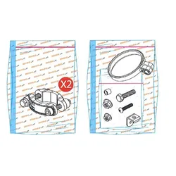 Halterung Koso LED-Mini Scheinwerfer