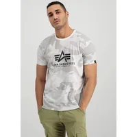 Alpha Industries Basic T-Shirt Gr. M, white camo, » 45535647-M