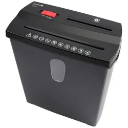 OLYMPIA PS 38 CD Aktenvernichter für Papier, CDs und Kreditkarten, Schwarz