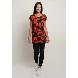 Seidel Moden T-Shirt SEIDEL MODEN, Damen, Gr. 40, rot (rot, exklusiv bei otto), Jersey, Obermaterial: 96% Viskose, 4% Elasthan, bedruckt, regular fit Po-bedeckend, Rundhals, Shirts T-Shirt, mit All-Over Print, MADE IN GERMANY