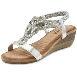LASCANA Sommerschuh Damen Silber 39