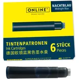 ONLINE USV-Systeme Standard-Tintenpatronen 6 Stück Nachtblau