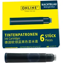ONLINE USV-Systeme Standard-Tintenpatronen 6 Stück Nachtblau