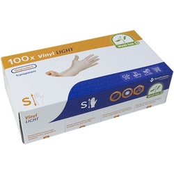 Papstar Einmalhandschuhe Vinyl S braun