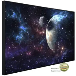 papermoon Infrarotheizung »EcoHeat - Universum mit Planeten«, Matt-Effekt - bunt