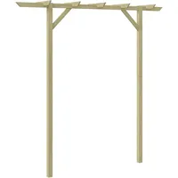 vidaXL Rosenbogen 205 x 40 x 203 cm Holz