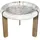 SIGNATURE Couchtisch Beige Marmor/Metall 60 x 40 x 60 cm