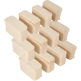 Lemodo Holzbriketts 10 kg Sack, Weichholzbriketts für lange Brenndauer, Briketts als Alternative zu Pellets