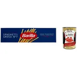 20x Barilla Lange Nudeln Pasta Spaghetti Grossi n.7 500g+Italian Polpa 400g