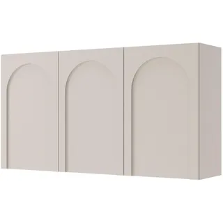 Selsey Sideboard 3-türig mit gefrästen Fronten, greige 150 cm - 2 Jahre Gewährleistung - mind. 14 Tage Rückgaberecht