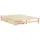 Homestyle4u Palettenbett 140 x 200 cm H2 Braun