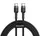 Baseus USB-C PD 2.0 QC 3.0 60W 1m schwarz - USB-C Pd Pd2.0 20v 3A Qc3.0 Schwarz-grau CATKLF-GG1