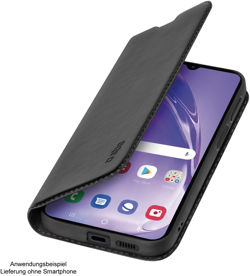 Book Wallet Lite Galaxy A15 schwarz Smartphone-Hülle
