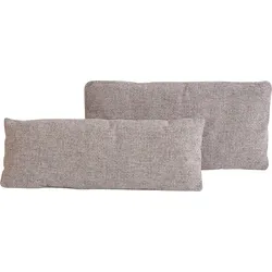 Sofakissen PLACES OF STYLE "Bloomfield", beige (portabella), B:75cm T:20cm, 100% Polyester, Polsterauflagen, Sofa-Zubehör, Kissenset: bestehen aus einem Vorlagekissen und einem Nierenkissen