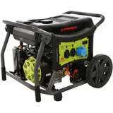 Pramac WX7000 - Benzin-Stromerzeuger mit Rädern und AVR-Regelung und Elektrostarter 6.1 kW - Dauerleistung 5.8 kW - 230V