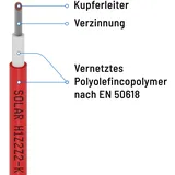 Solarkabel Solarleitung Kupfer H1Z2Z2-K 4mm2 6mm2 10mm2  METERWARE Photovoltaik