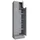 VCM Lona Aktenschrank 70 x 39 x 240 cm grau