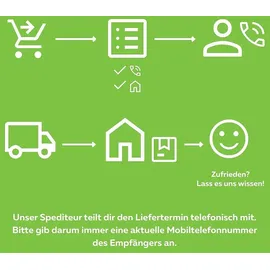 GAH Alberts Doppelstabmattenzaun Set 1 Matte 1 x 2 m grün 644024