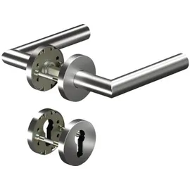 OGRO Rosettengarnitur CORE+8906 8mm/6501/6612 PZ Edelstahl Silber